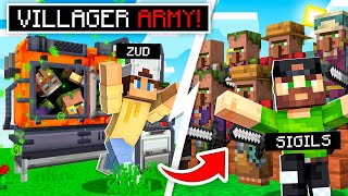 Making a VILLAGER ARMY in Camp Minecraft [upl. by Irep]