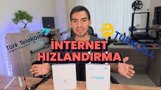 Modem HACK ile İnternet Hızlandırma  Türk Telekom Magnet ve Turkcell Superbox [upl. by Bullion]