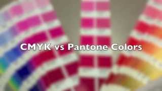 CMYK vs Pantone colors [upl. by Anizor455]