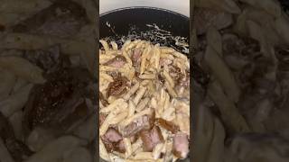 Easy Steak Alfredo shorts [upl. by Lasley]