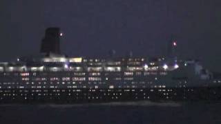 QE2 at nightm4v [upl. by Eigram]