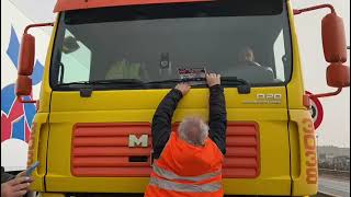 Protestas de transportistas en Salamanca [upl. by Jeremiah198]