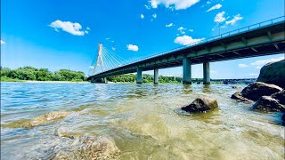 【4K】Vistula • The riverbank experience in Warsaw [upl. by Eiramadnil746]