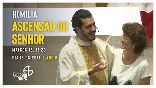 HOMILIA na Solenidade da Ascensão do Senhor Mc 16 1520Ano B  130518 [upl. by Amesari]