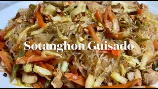 SOTANGHON GUISADO Craving for Pinoy Version of Yakisoba Satisfied [upl. by Aynwad]