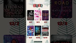 December Book Releases 🎄book newrelease romancebooks thriller mystery upcoming booktube [upl. by Allbee]