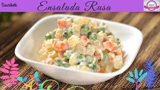 Ensalada Rusa  Recetas Frescas y Comidas para Navidad [upl. by Tiras]