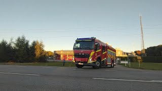 STBÅRSLÖV BRAND I BYGGNAD räddningstjänsten skåne nordväst [upl. by Suhpesoj370]