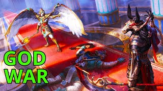 God War  Osiris Vs Set Vs Horus  for the Crown  Egyptian Mythology Explained [upl. by Akzseinga]