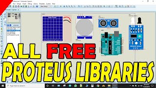 ALL FREE PROTEUS LIBRARIES DOWNLOAD AND ADD EASILY  FIX LIBRARY FOLDER NOT FOUND WINDOW 1087 [upl. by Missie]