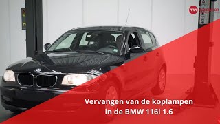 Vervangen van de koplampen in de BMW 116i 16 [upl. by Conrad]