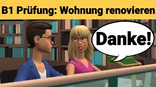 Mündliche Prüfung Deutsch B1  Gemeinsam etwas planenDialog sprechen Teil 3 Die Wohnung [upl. by Swirsky520]