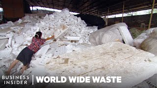 Why It’s So Hard To Recycle Styrofoam and Polystyrene  World Wide Waste  Business Insider [upl. by Romonda]