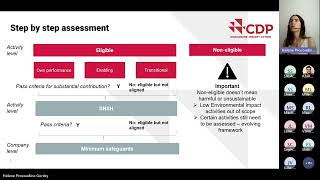 Deep Dive on EU Taxonomy EU Sustainable Finance Webinar by CDP [upl. by Amian]