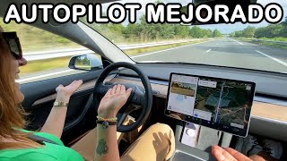 TESLA autopilot mejorado ¿merece la pena [upl. by Akema]