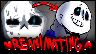 Reanimating Sans VS Betty Ascended Megalovania [upl. by Ahseinad545]