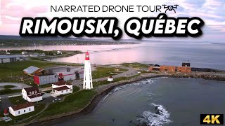 🌊 Soar Over Rimouski Québec in Stunning 4K Drone Footage 🇨🇦✨ [upl. by Ahsirk]