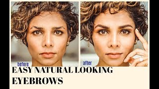 HOW DO I DO MY EYEBROWS EASY TUTORIAL [upl. by Jola]