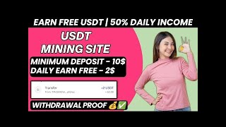 New Usdt Earning Site  New Earning plateform 2024 IFree Usdt Usdt Investment  Usdt MiningSite [upl. by Pollerd97]