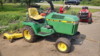 John Deere 320 hood louver replacement [upl. by Estes]