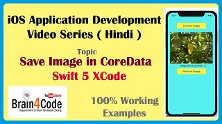 Save Image in CoreData with Swift 5 XCode  Save and Retrieve Image in CoreData  Hindi  Easy Way [upl. by Harhay648]