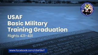 USAF Basic Military Training Graduation Ceremony Flights 421431  June 27 2024 [upl. by Epoh]