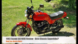 1983 Suzuki GS1100E GSX1100 Review  Best Classic Superbike [upl. by Adirehs715]