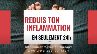 Réduis ton oedème et inflammation en 24h  Kiné  Rehab [upl. by Ynehpets]