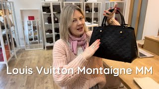 Louis Vuitton Montaigne MM Review [upl. by Lihkin]