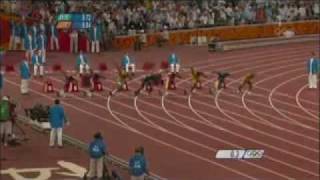 Beijing 2008 Usain Bolt 969 Shatters 100m World Record in Olympics final  Gold Medal [upl. by Erastatus]