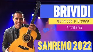 Brividi  Mahmood amp Blanco  Vincitori Sanremo 2022  Chitarra Testo e Accordi Facili [upl. by Ppik]