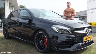 2018 Mercedes A Class 45 AMG Review  A45 AMG Interior Exterior [upl. by Zul]