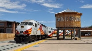 New Mexico Passenger Trains Rail Runner Amtrak and Santa Fe Southern [upl. by Westfall]