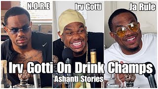 Irv Gotti Telling Ashanti Stories On Drink Champs [upl. by Enelyaj]