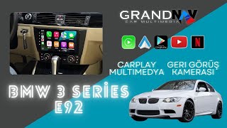 BMW 3 SERİSİ E92 ARACA ANDROID MULTİMEDYA [upl. by Sacken407]