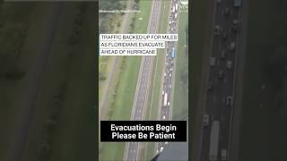 Traffic Jams as People Evacuate Ahead of Hurricane Milton – Storm Update [upl. by Aimak884]