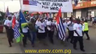 Solomon Islanders Show Support for West Papua in Membership in MSG [upl. by Haimorej956]