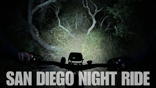 MTB Tunnels trail San Diego night riding [upl. by Ila]