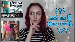 REVIEW amp RESULTS Lilly Sabri 5min 14 day ABS SHRED [upl. by Zebedee589]