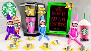 Elf on the Shelf Starbucks Day 6 [upl. by Lekcar]