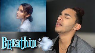 Ariana Grande  Breathin Music Video REACTION [upl. by Beisel949]