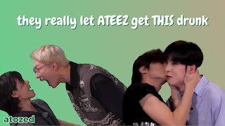 ATEEZ had a BIT too much to drink [upl. by Eenitsed]