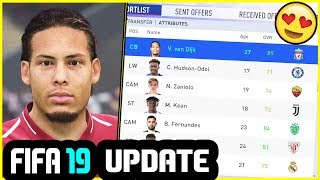 NEW FIFA 19 SQUAD UPDATE  NEW UPGRADES NEW PLAYERS amp MORE 4th April 2019 [upl. by Delanty]