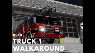 RCFD Truck 1 walkaround [upl. by Noryb]