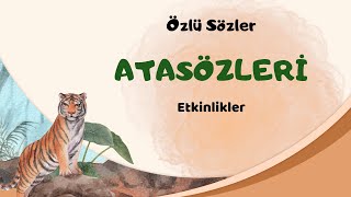 Atasözleri ve anlamları [upl. by Ocimad]