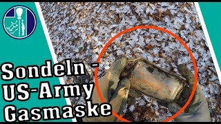 WW2 Sondeln  Gasmaske der USArmy gefunden WW2 Metal detecting  gas mask of the US Army [upl. by Nicholle]