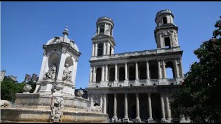 PARIS FRANCE  Église SaintSulpice  Pont Sólferino  Tuileries 1997 [upl. by Azeret506]