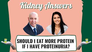 Should I eat more protein if I have proteinuria [upl. by Stanwinn]