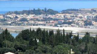 Corfu Achilleion palace Sissi view from balcony [upl. by Nnylaehs849]