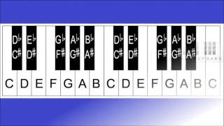 Piano Lesson 7 How to Label a 32 36 37 49 54 61 76 and 88 key Keyboard [upl. by Siraj]